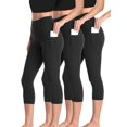 thumbnail image 3 of 3pcs High Waist Tummy Control Shaping Capri Pants with跨境, 3 of 4