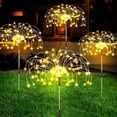 thumbnail image 5 of Luces solares para jardín, luces solares con bengalas, luces exteriores solares para decoración de caminos y macizos de flores, 5 of 5