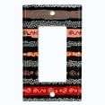 thumbnail image 5 of Metal Light Switch Plate Cover Colorful Safari African Tribal Art Pattern SFR019, 5 of 13