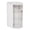 White2, variant on Denhf Hair Accessories Organizer with Hair Brush Holder, 2-Layer Clear Rotatable Makeup Brush and Jewelry Storage Box for Hair Clips, Rings, Earrings, Necklaces and Bracelets, Gifts for Girls, White