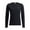 Black, variant on SWIX Adult Male Pace NTS Long Sleeve Baselayer Top, Color: Black, Size: L