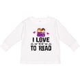 thumbnail image 3 of Inktastic I Love to Read Girls Long Sleeve Toddler T-Shirt, 3 of 5