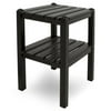 POLYWOOD® Traditional Recycled Plastic 2-Shelf Side Table
