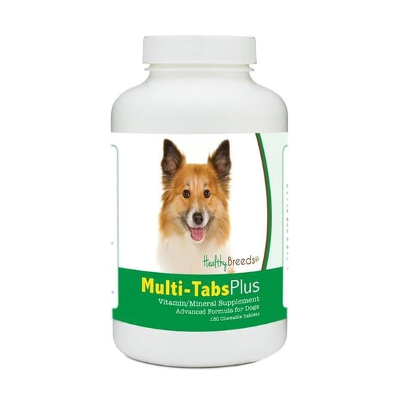 Healthy Breeds 840235172222 Icelandic Sheepdog Multi-Tabs Plus Chewable Tablets - 180 Count