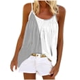 thumbnail image 2 of Puntoco Blusas sin mangas para mujer Blusas casuales sin mangas con cuello redondo y estampado de moda para mujer, 2 of 5