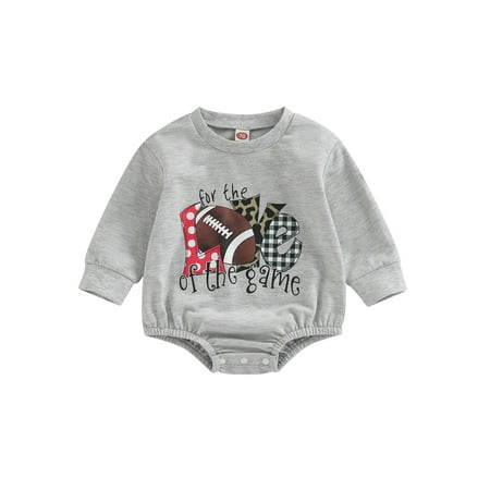 

Bagilaanoe Newborn Baby Girl Boy Rompers Daisy Rugby Print Long Sleeve Bodysuits 6M 12M 18M 24M Infant Casual One Piece Short Jumpsuit