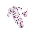 thumbnail image 2 of Gupgi 2 Pcs Baby's Sleeping Bag Set, Floral Cartoon Print Sleeping Pocket, Round Hat, 2 of 9