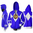 thumbnail image 1 of Sudadera Fina Con Capucha Y Estampado Power Rangers, 1 of 3