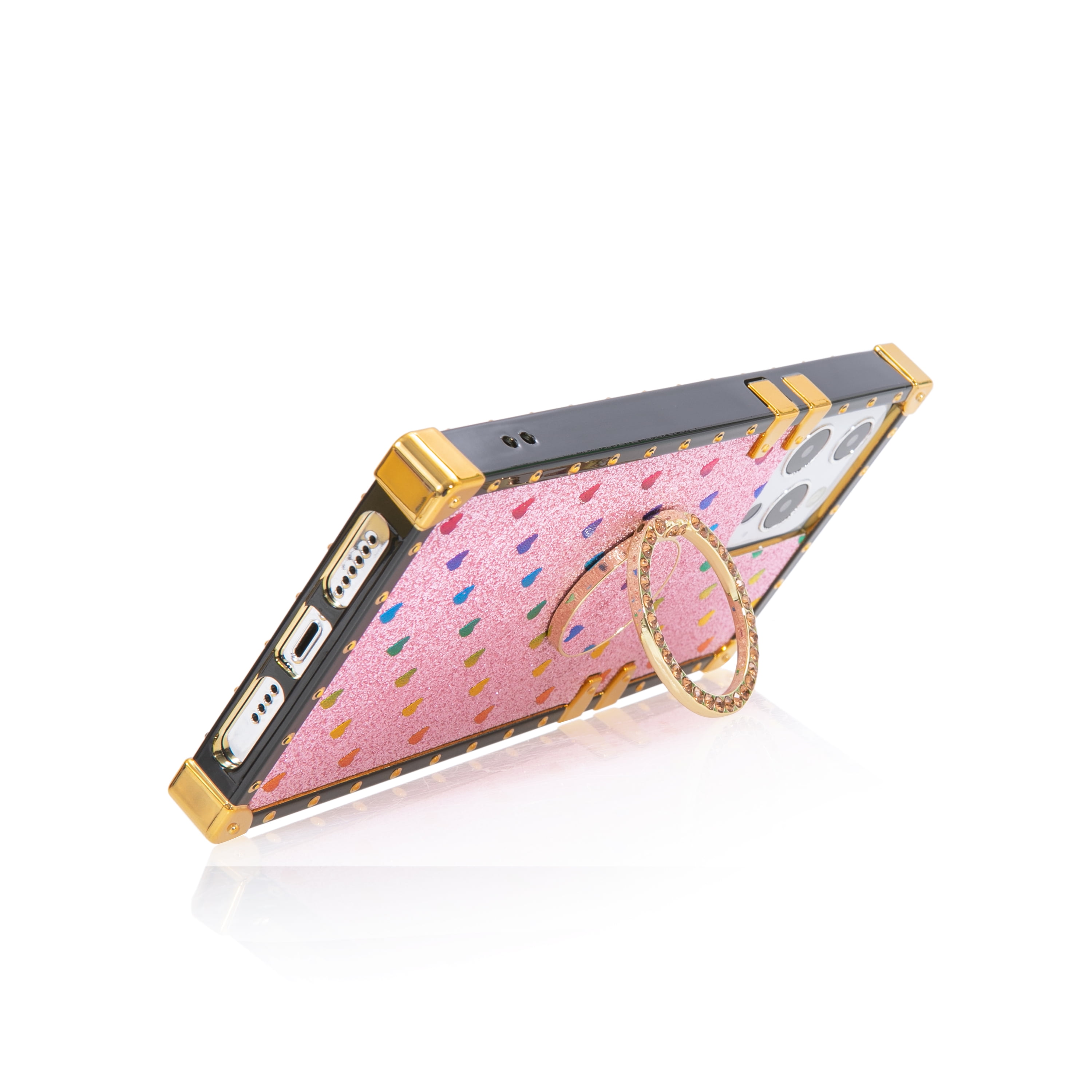 square louis vuitton phone case with handle for s10 galaxy