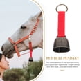 thumbnail image 3 of SHISUYAN 5 Pcs Cloche Extérieure Rouge Multicolore en Fer pour Sécurité des Animaux, 3 of 8