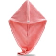 thumbnail image 1 of Microfiber Hair Towel Wrap, Hair Turban Towel Super Absorbent Twist Turban Dry Hair Caps with Buttons Bath Loop Fasten Salon Dry Hair Hat - By Exec-U-Gift, 1 of 2