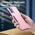 thumbnail image 2 of SaniMore for Samsung Galaxy A53 5G 6.5-inch Case, Military Grade Drop Protection Slim Hard PC + Shock Absorption TPU Bumper Dual-Layer Shockproof Anti-Scratch Cover for Samsung A53 5G, Pink, 2 of 6