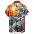thumbnail image 3 of WAENQINLA Men's Hawaiian Shirts Stylish Wave off Kanagawa 3D Print Shirt Casual Short Sleeve Button Down Shirts,S-5XL, 3 of 3