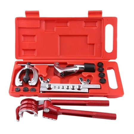 Steel Aluminum Alloy Flare Tool Kit, 11pc Pipe Flaring Kit Brake Fuel ...