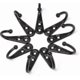 thumbnail image 3 of Black Zinc Alloy Single Hooks Wall Mounted Coat Rack for Kitchen Bathroom Storage with Screws 25 Pack, 3 of 5