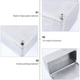 thumbnail image 3 of HINTRMENT Pedal Board Case Guitar Pedal Enclosure with Anti-Rust Silver 1 Set, 3 of 6