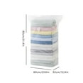 thumbnail image 2 of Thickened Vacuum Three Vacuum Compression Bag Storage Bag For Clothes Quilts And Down Jackets Clear Closet Storage, 2 of 2