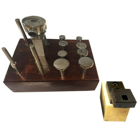 

Miniature Wheel Insert 8 Stakes & 4 Mandrels Set Jewelry Forming Design