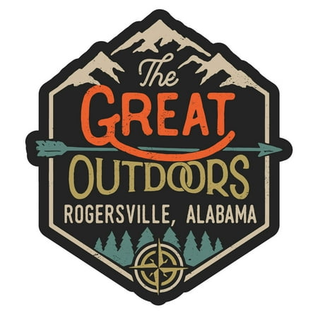 

Rogersville Alabama The Great Outdoors Design 4-Inch Magnet