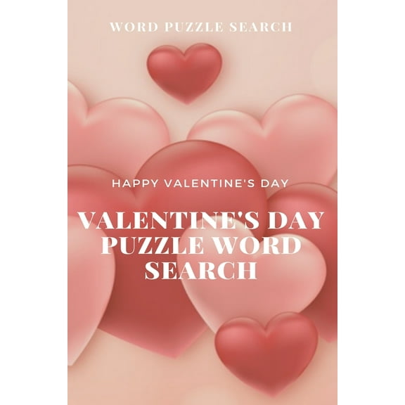 Word puzzle Search Happy Valentines Day Valentines Day puzzle Word Search  Paperback  1655313886 9781655313882 Word puzzle Search Book
