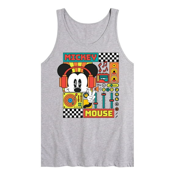 Disney - Mickey Mouse Rhythm Waves - Men's Sleeveless Graphic Tank Top