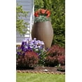 thumbnail image 3 of EMSCO Group Rescue 60-Gallon Basketweave Urn Rain Barrel ? Includes Planter, Rain Water Diverter, Outlet Hose ? Wicker Brown, 3 of 5