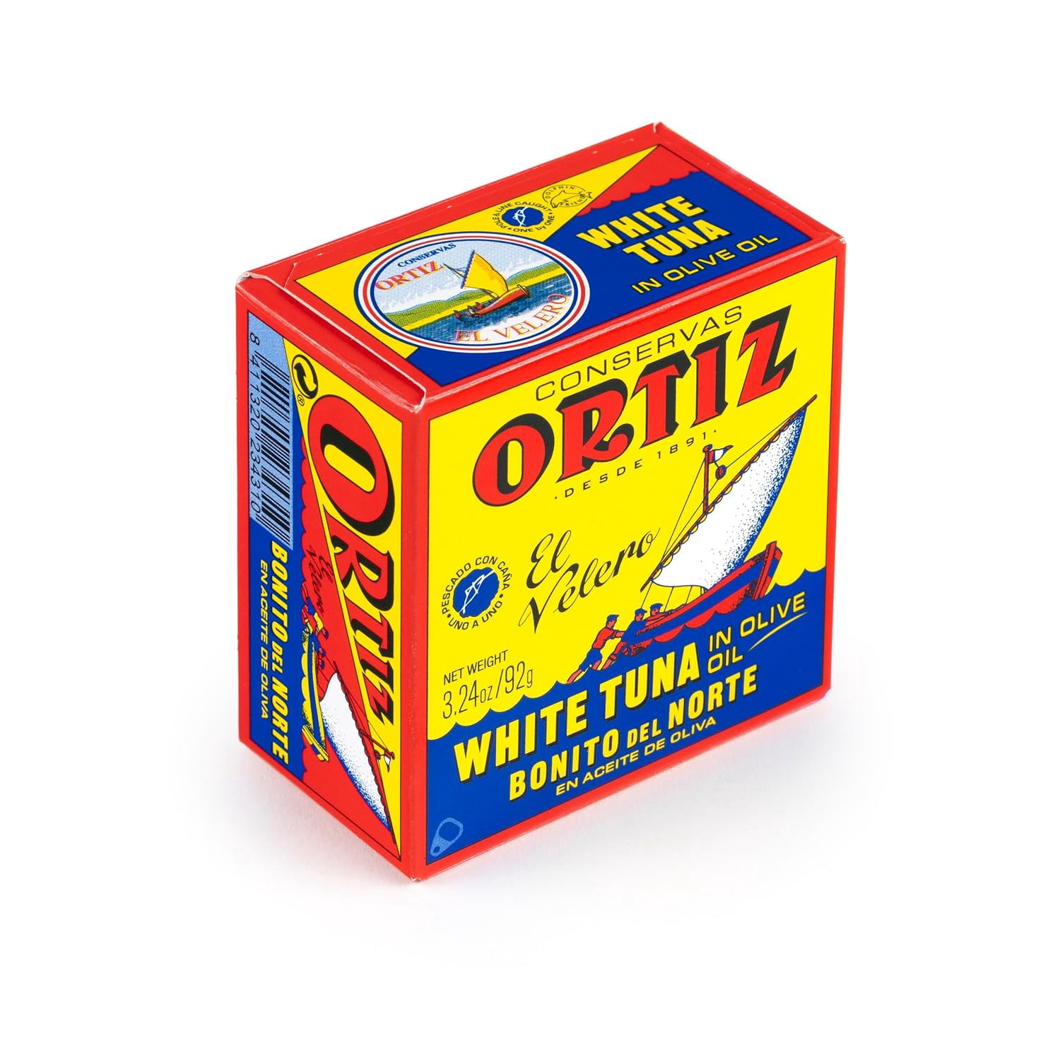 Conservas Ortiz White Tuna in Olive Oil, 3.2 oz. Cans (Pack of 10)