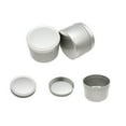 thumbnail image 5 of 10 latas vacías mate de 8 onzas para almacenar especias, dulces, té, regalos, velas redondas, pequeñas cajas de hierro., 5 of 5