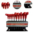 thumbnail image 6 of Colaxi 10x Generic T Handle Allen Wrench Set Hex Key Wrench Set Practical Professional Easy to Use Hexagon Spanner Set for Cars Inch, 6 of 9