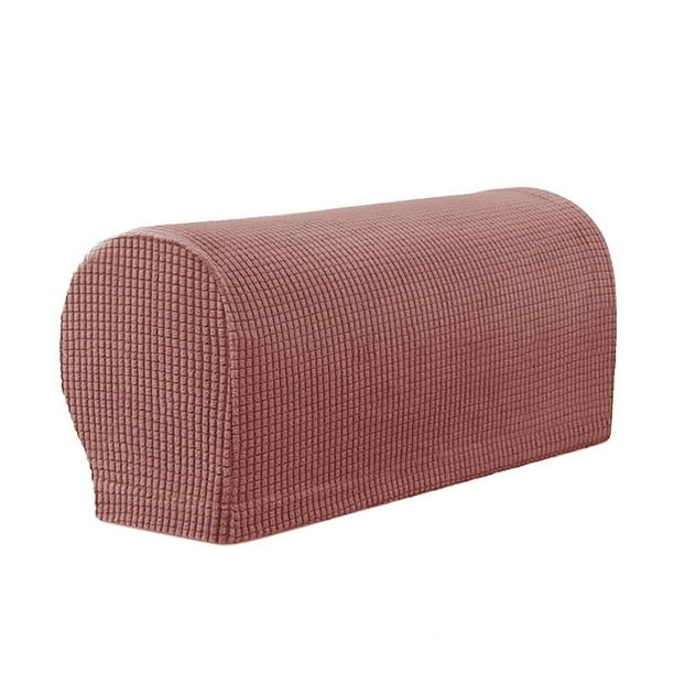 Xiao Hua Fundas de reposabrazos de elastano para sillones reclinables, sofás y sillones, 2 unidades, color rosa A
