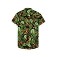 thumbnail image 4 of Biezeib Men Hawaiian Button down Shirt Casual Tropical Print Summer Short Sleeve Tops for Beach Vacation Streetwear, 4 of 6