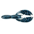 thumbnail image 3 of (3 pack) NetBait Baby Paca Craw Black Blue Flake, 9pc Crawfish, Fishing Soft Baits, 3 of 6