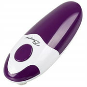 BangRui Smooth Soft Edge Electric Can Opener with One-Button Start and One-Button Manual Stop (Purple)