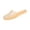Yellow, variant on Women's Closed Toe Jelly Clogs, Slip-On Hollow Out Mesh Mules, Breathable PVC Summer Beach Shoes for Outdoor Water Pool Shower White