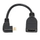 thumbnail image 4 of Cable convertidor de ángulo izquierdo Cable adaptador de interfaz Multimedia Plug and Play portátil para auriculares para ordenador para proyector, 4 of 8