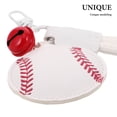 thumbnail image 3 of TABLETREANDS Llaveros Deportivos De Béisbol En Con Cadena Resistente Para Identificación Fácil En, 3 of 7