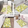 thumbnail image 6 of Lemon Kitchen Mats for Floor Kitchen Rugs Sets of 2 Non Slip Washable Brown Coffee Kitchen Rugs Anti Fatigue 47x17 Inch and 29x17, 6 of 6