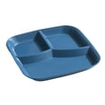 thumbnail image 2 of Xinyolin Rectangle Dinner Plate 3 Compartments Food Grade PP Dishwasher Safe Adults Kids Breakfast Snack Vegetable Meal Food Serving Dish Kitchen Supplies, 2 of 7
