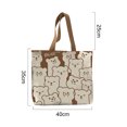 thumbnail image 2 of Bolso de mano para mujer, bonito bolso de mano para regalos de Navidad, compras y playa, 2 of 6