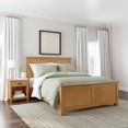 thumbnail image 2 of Homestyles Oak Park 2-Piece Traditional Wood Queen Bed with Nightstand in Brown, 2 of 7