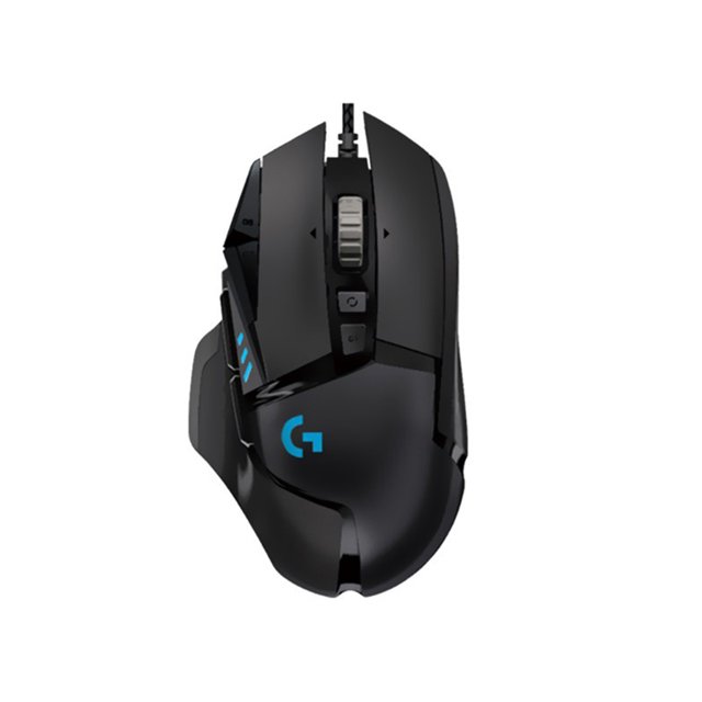 for Logitech G502 Hero Gaming Mouse Universal Adjustable ABS Programmable Wired Optical USB Mouse for Computer - Black