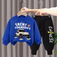 thumbnail image 2 of UAYOTSE Boys Small Medium Size Trendy Sweatshirt Suit 3 6 12 18 Months 2T 3T 4T 5T 6T Fit Long Sleeve Outfit Size 18-24 Months, 2 of 7