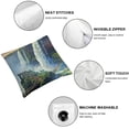 thumbnail image 6 of BANET Navyblue Covers, Decorative Pillow Covers Digital Printing for Sofa Invisible Zipper 12x12in, 6 of 7