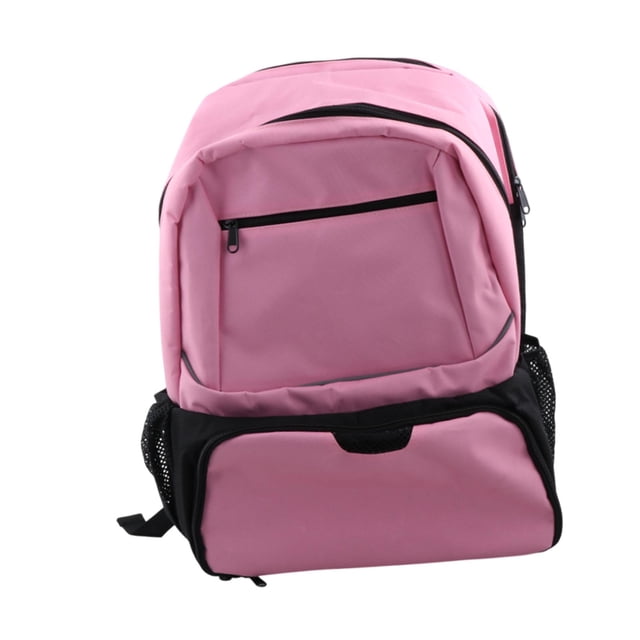 Bolsa de tenis grande con a de vasos con gancho mochila liviana de bádminton Rosa