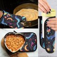 thumbnail image 5 of Yayeee Oven Mitts and Pot Holder Set of 2 Heat Resistant Kitchen Gloves Baking Hot Pad, Zodiac Stars, 5 of 5