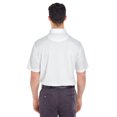 thumbnail image 3 of UltraClub Men's Cool & Dry Elite Mini-Check Jacquard Polo - 8305, 3 of 4