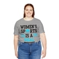 thumbnail image 6 of DJH Apparel | Women's Sports Is A Real Thing Swimming Unisex Tshirt, 6 of 8