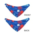 thumbnail image 3 of Naloa Nautical Animals Dog Bandana Large and Small-Dog Scarf Bib Handkerchief Accessories for Dogs and Cats(S-L)-Large, 3 of 5