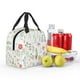 thumbnail image 5 of Easygdp Wildflower Watercolor 2 Bolsa Térmica Premium - Tela Oxford Impermeable, Gran Capacidad, Bolsillo Frontal, Unisex para Trabajo, Escuela, Actividades al Aire Libre y Picnics, 5 of 8