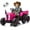 24VRose Red, variant on Xuanlur 24V Ride on Tractor with Remote Control, 24V Ride on Toy for Big Kids 3+, Kids Electric Vehicles Power Car Wheels with 400W Motor, USB, LED light, Bluetooth, 3 Speed Adjustable (Emerald)